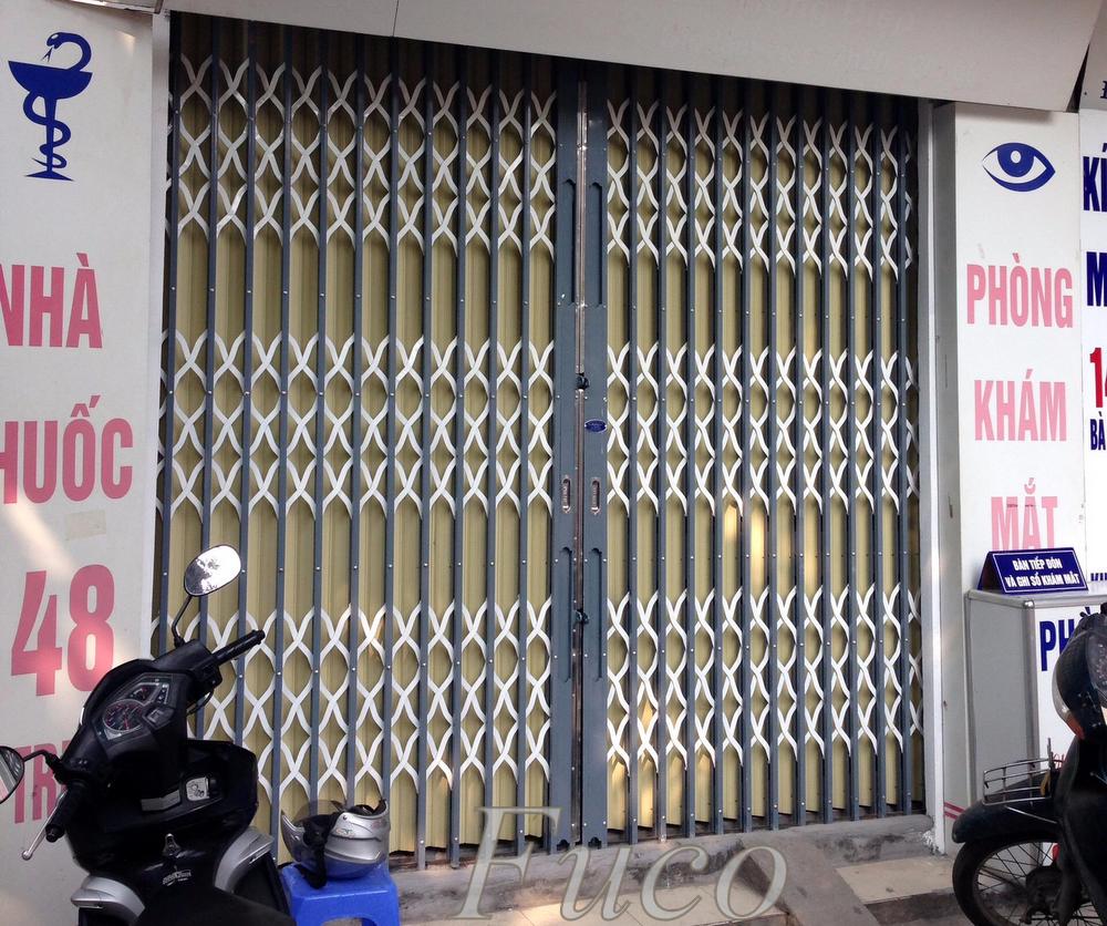 Báo giá cửa xếp Hộp Kẽm tại Hà Nội 
